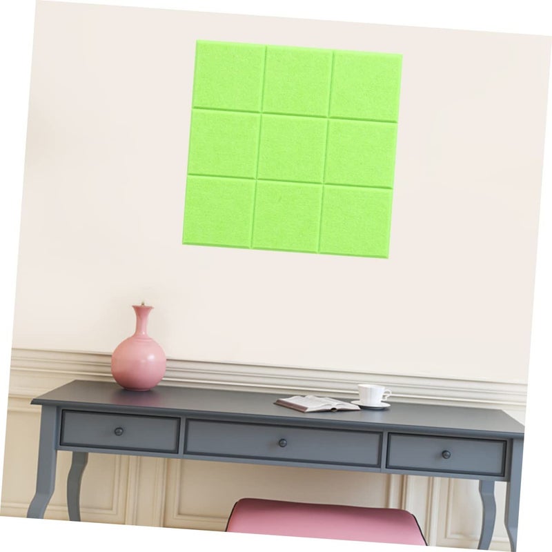 Green Felt Message Board DIY Wall Decor For Bedroom And Classroom Photo Display 30x30 Cm - Image 5