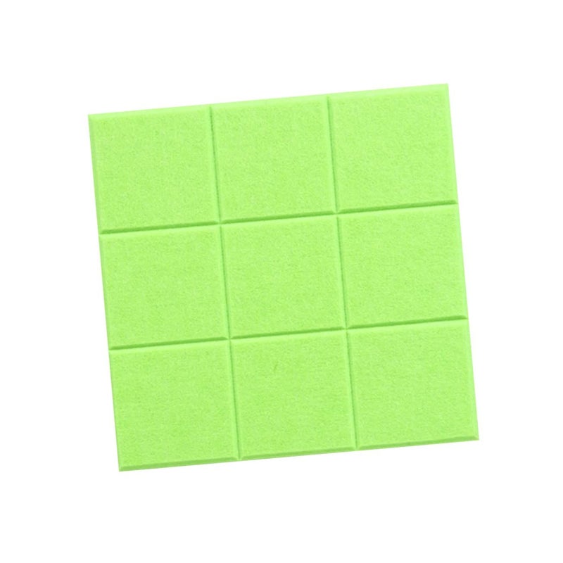 Green Felt Message Board DIY Wall Decor For Bedroom And Classroom Photo Display 30x30 Cm - Image 2
