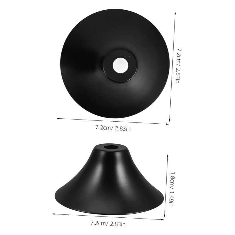 2pcs Retro Lamp Holder Cups Vintage Style Light Socket Replacement for Home Lighting Decorative Metal Lamp Base and Various Settings - Image 2
