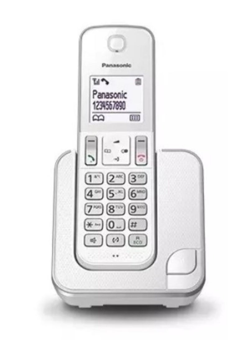 Panasonic Panasonic KX-TGD310 Digital Cordless Phone-White  - Image 1