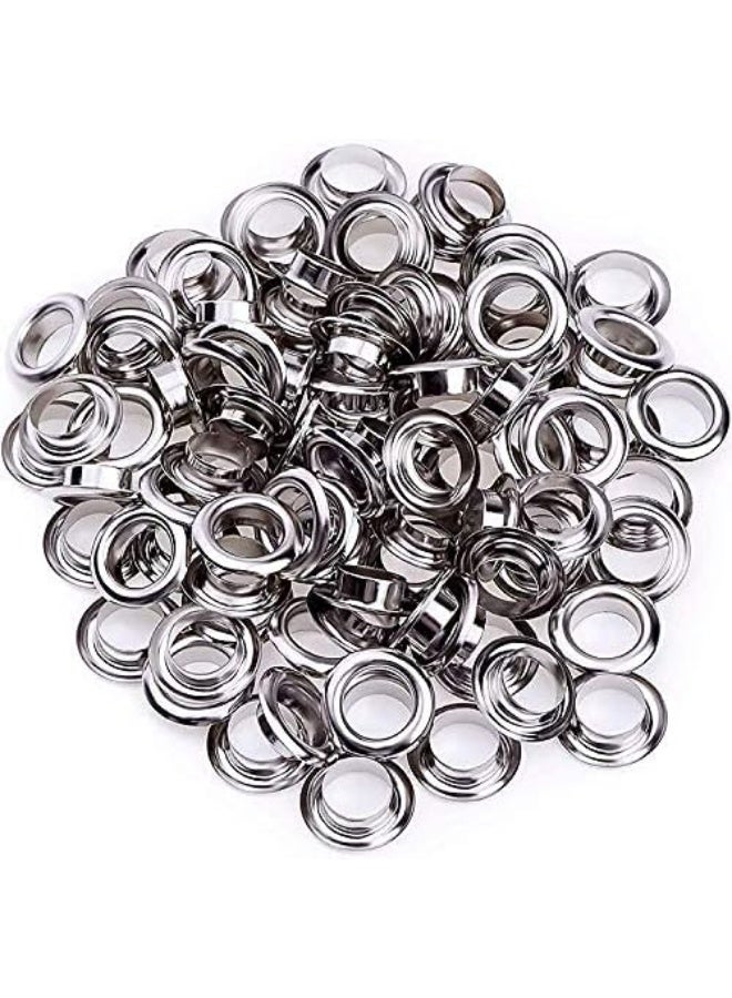 Ahvqevn Grommet Tool Kit, Grommet Setting Tool and 100 Sets Grommets Eyelets with Storage Box (1/2 Inch Inside Diameter) - Image 5