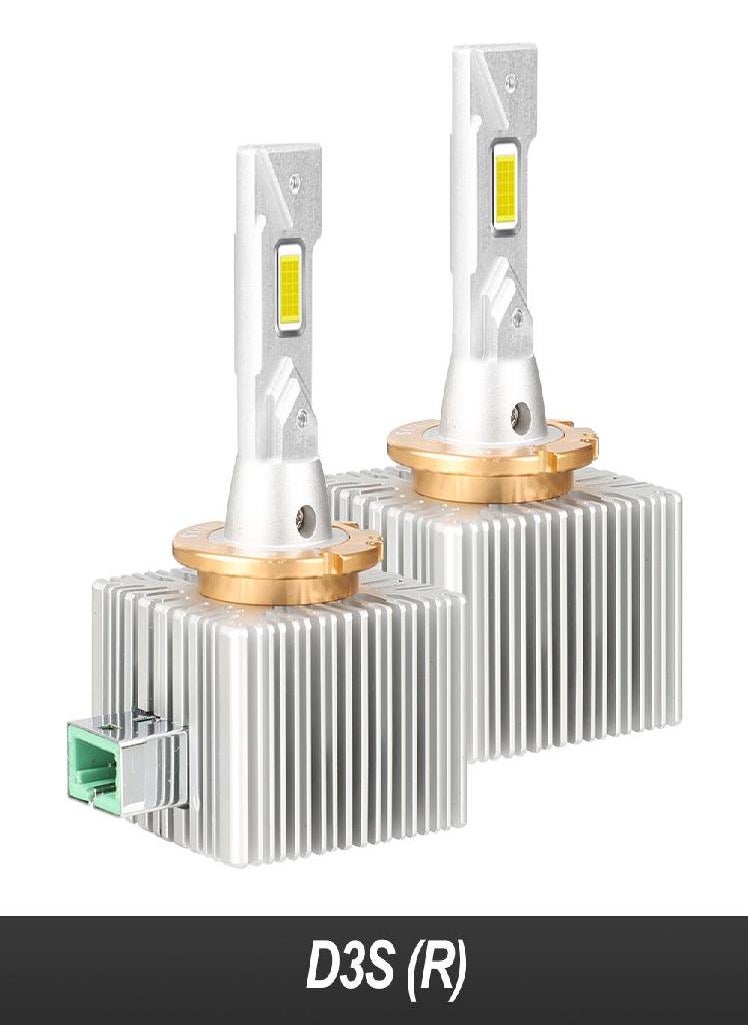 Eckek - D1S D3S LED Headlights Laser 40000Lm D4S D5S D2S Auto Bulbs Canbus CSP 110W D1R D2R D3R D4R Car Lamp 1:1 Xenon HID - Image 1