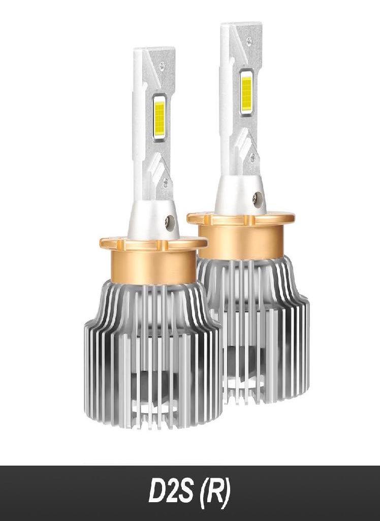 Eckek - D1S D3S LED Headlights Laser 40000Lm D4S D5S D2S Auto Bulbs Canbus CSP 110W D1R D2R D3R D4R Car Lamp 1:1 Xenon HID - Image 1