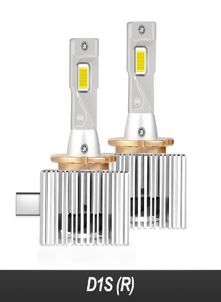 Eckek - D1S D3S LED Headlights Laser 40000Lm D4S D5S D2S Auto Bulbs Canbus CSP 110W D1R D2R D3R D4R Car Lamp 1:1 Xenon HID - Image 1