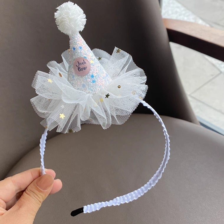Generic Infant Toddler Newborn Simple Party Headwear White headband