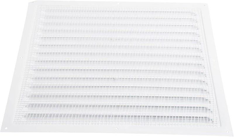 غطاء شبكي من الألومنيوم المربع ذو الريش 300x300 مم للحوائط والأسقف للاستخدام الداخلي والخارجي - Image 2