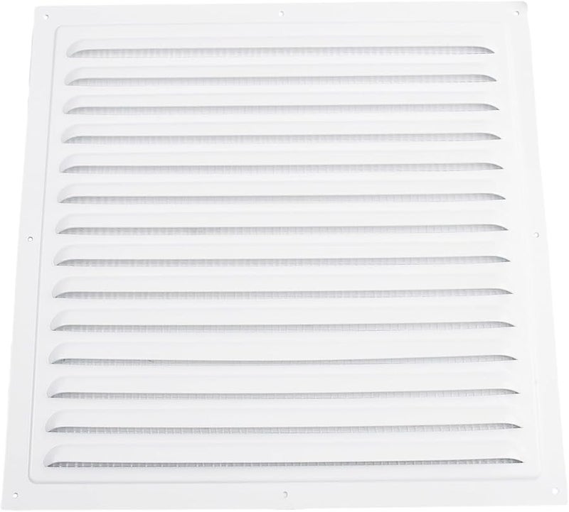 غطاء شبكي من الألومنيوم المربع ذو الريش 300x300 مم للحوائط والأسقف للاستخدام الداخلي والخارجي - Image 4