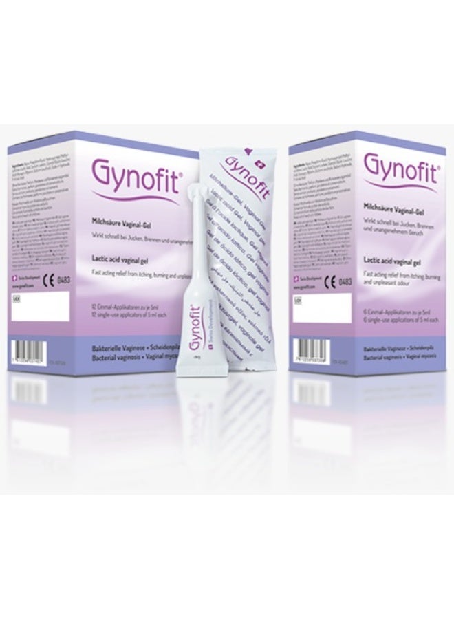 Gynofit Lactic Acid Vaginal Gel, Pack Of 6'S
