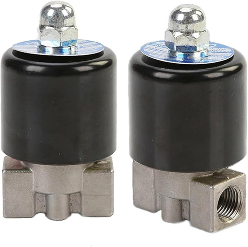 1 4 Inch Stainless Steel Solenoid Valve Normally Closed 110V AC DN8 1Pcs - Image 2