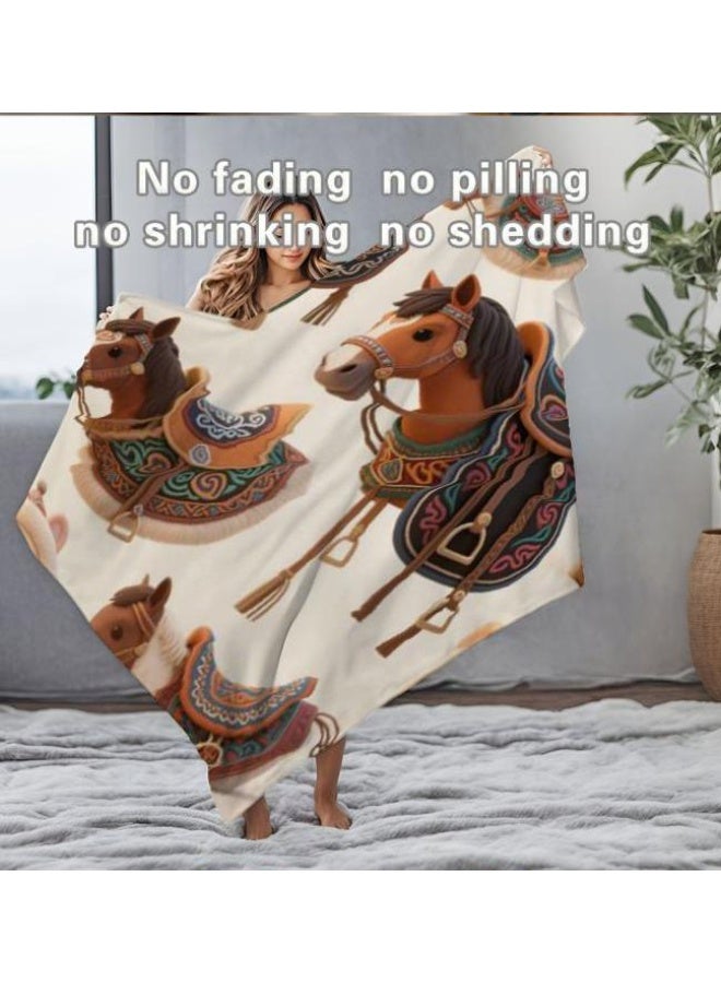 عام بطانية رقيقة من الفانيلا الكرتونية للأطفال والرضع (دافئة ومريحة، ومناسبة للنوم والألعاب) 70 سم * 100 سم - Image 4