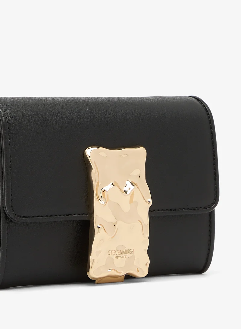 Steve Madden BLACK MULTICOLOR BIMARI Accessory Detail Wallet with Sling for Women | Best Price UAE