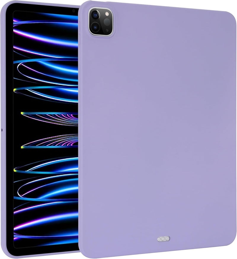 Tablet Case for iPad Air 13inch 2024 Soft TPU Slim Shockproof Protective Case,Slim Fit Lightweight Smart Cover for iPad Air 13inch 2024(Purple) - Image 1