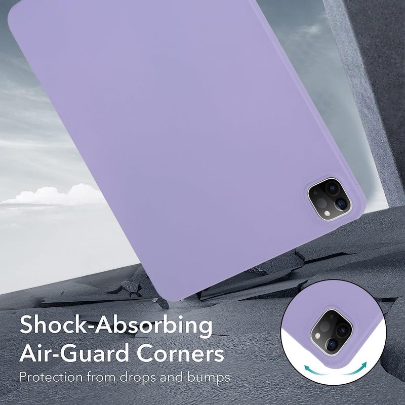 Tablet Case for iPad Air 13inch 2024 Soft TPU Slim Shockproof Protective Case,Slim Fit Lightweight Smart Cover for iPad Air 13inch 2024(Purple) - Image 2