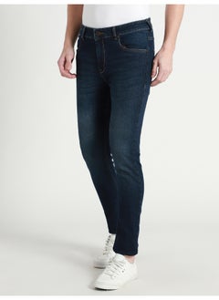 Dennis Lingo Men's Slim Fit Mid Blue Stretch Jeans - Cotton Blend for Comfort  - Image 5