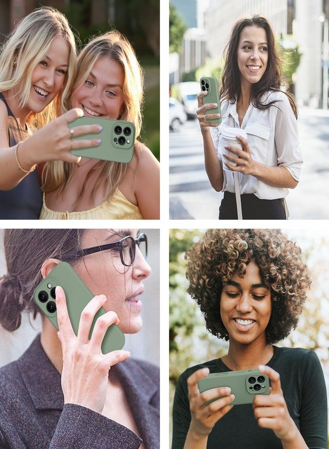 OTOFLY Designed for iPhone 16 Pro Max Case,[Camera Control Button Coverage][12FT Military-Grade Protection] Silicone Shockproof Slim Cover Women Men 16 Pro Max Phone Case 6.9 inch, Calke Green - Image 2
