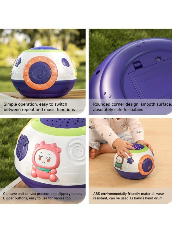 Toddlers Night Light Star Projector, Baby Projector Lamp With Music, Baby Sleep Soother Sound Machine, Compact And Portable Baby Music Toy For Toddlers Newborn, (1pc)  - Image 3