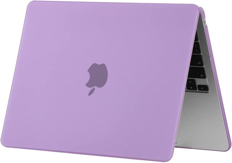 Global assorted color picks Compatible with M2/M3/M4 MacBook Air Case 2022-2025 13 inch M2/M3/M4 Chip for 13.6 inch Model A2681/A3113/A3240 Matte Finish Laptop Hard Shell Case with Keyboard Cover Skin,Light Purple Compact trendy practical build - Image 3