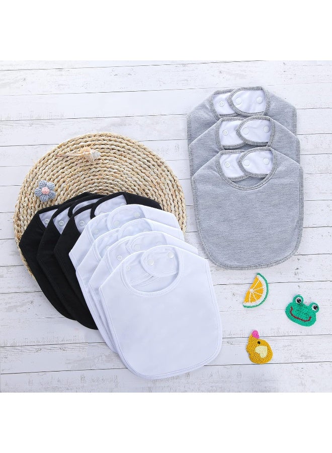 Hakochia Waterproof Baby Bibs Organic Cotton Super Soft and Absorbent With Adjustable Snap for Baby Boys and Girls - Image 4