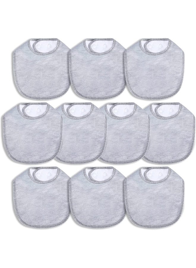 Hakochia Waterproof Baby Bibs Organic Cotton Super Soft and Absorbent With Adjustable Snap for Baby Boys and Girls - Image 1