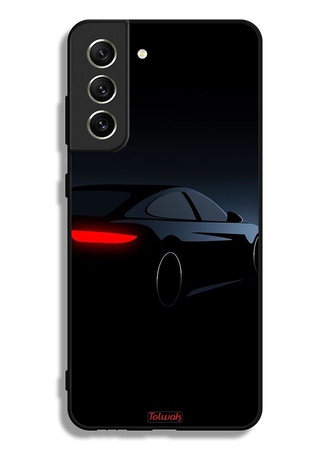 Tolwak Samsung Galaxy S21 FE 5G Protective Case Cover Dark Car - Image 3