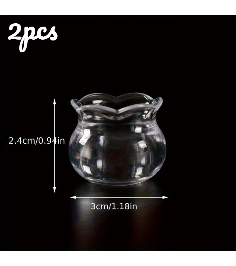 2 Pieces Simulated Mini Koi Fish Tank Models Home Decoration Vase - Image 4