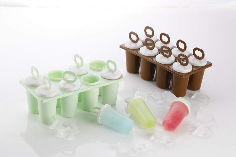 UNEQUETREND Plastic Lolly Mould for Kitchen Freezer Ice Cream Set of 2 - Image 4
