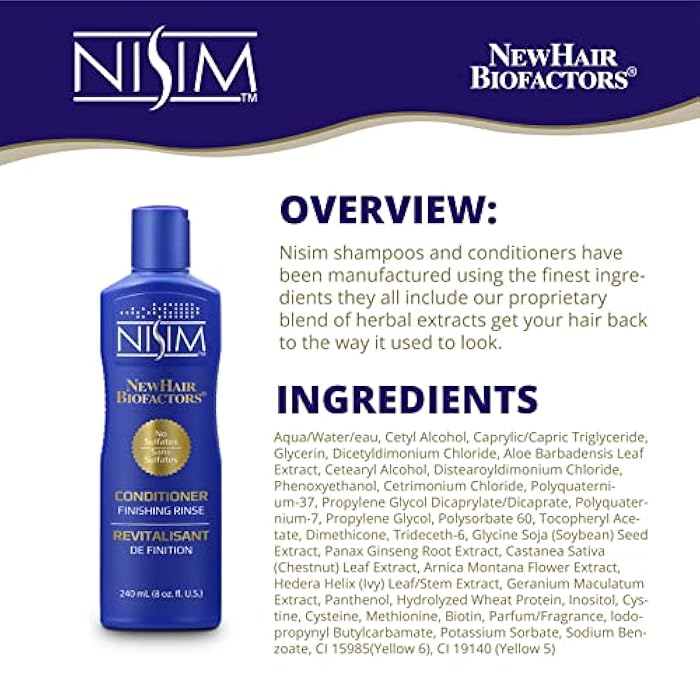 NISIM - Finishing Rinse Conditioner, 8 oz - Image 2