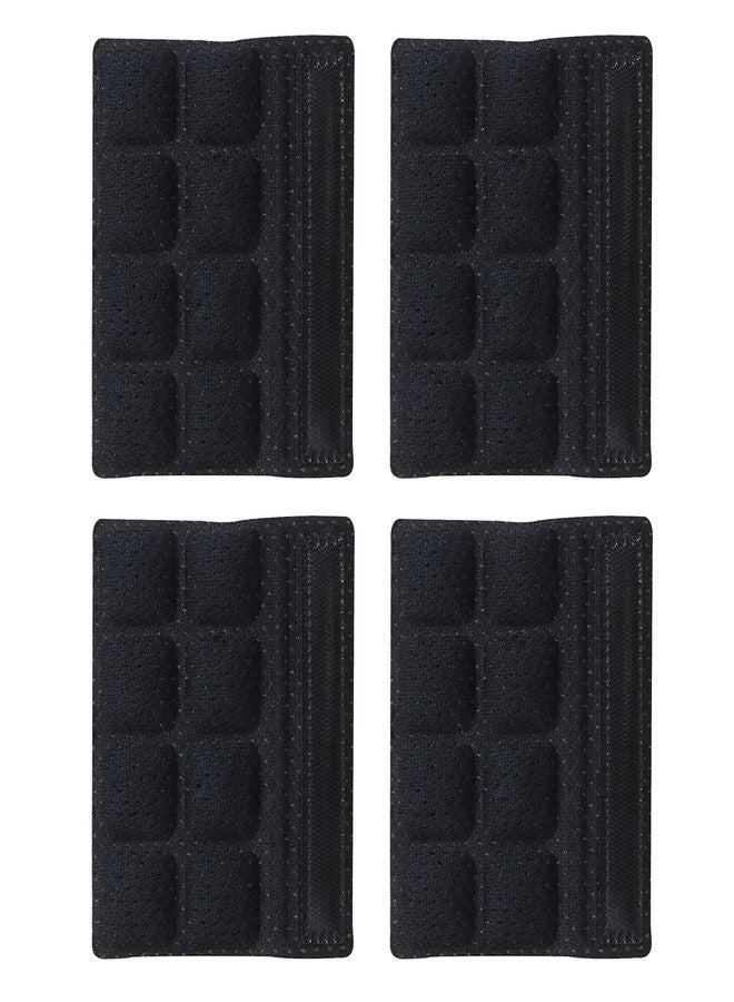 PAXLAMB 4PCS Helmet Chin Pads Foam Strap Padding Replacement Cushion Universal Mat Liners for Cycling Riding Bike Bicycle Racing Road Motorcycle (Black 4PCS) - Image 1