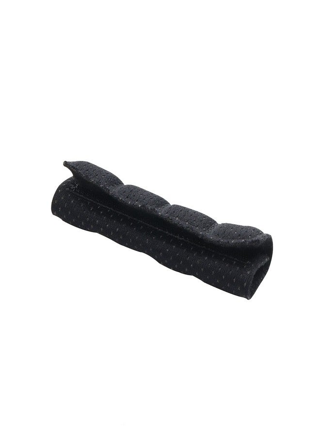 PAXLAMB 4PCS Helmet Chin Pads Foam Strap Padding Replacement Cushion Universal Mat Liners for Cycling Riding Bike Bicycle Racing Road Motorcycle (Black 4PCS) - Image 4