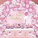 Charniol 50 Pcs Ballerina Birthday Party Supplies Ballerina Tablecloths Ballet Balloon Backdrop Tutu Girl Birthday Party Decorations Pink Balloon Arch Kit for Baby Shower Wedding Supplies - Image 3