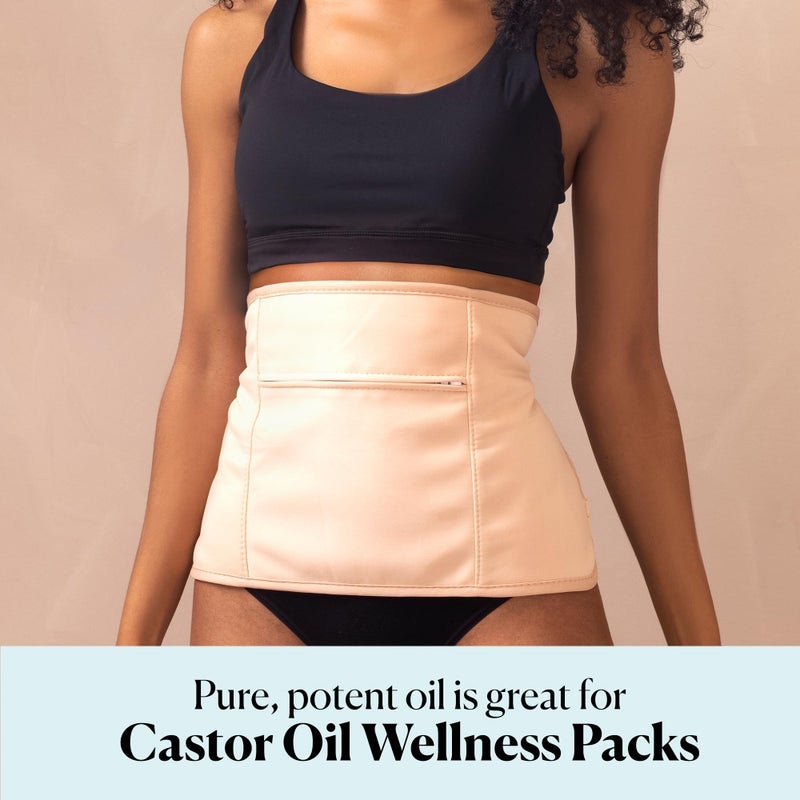 Sky Organics Organic Castor Oil, 100% Pure, Hexane Free, Cold-Pressed to Support Stronger, Fuller-Looking Hair, Eyelashes & Eyebrows,Good for Castor Packs, Navel Oiling, Carrier Oil Use, 16 fl oz - Image 5