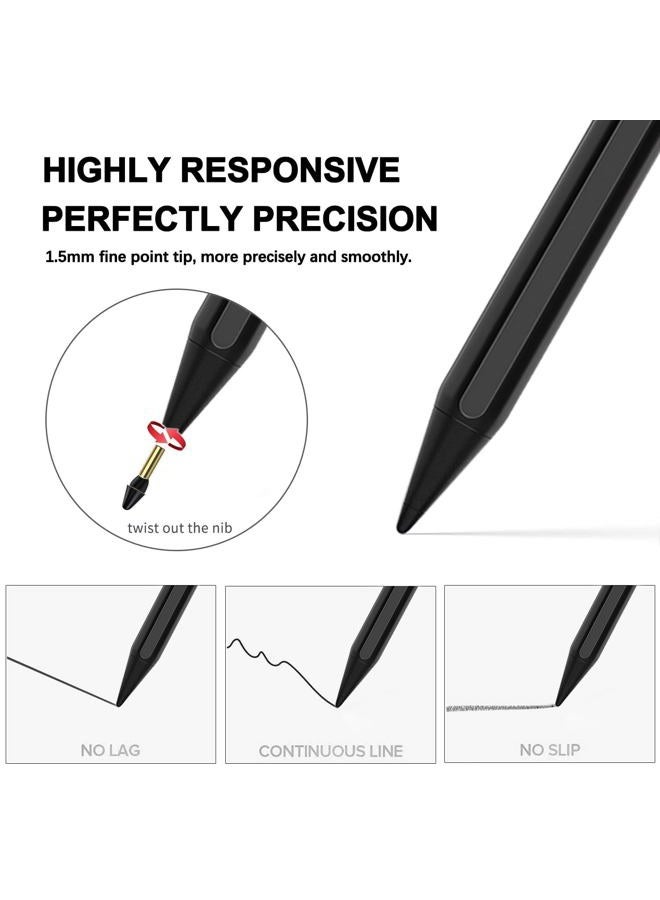 SuitMeeUp Stylus Pen for iPad 2025-2018 Active Pen 11th & 10th Gen Fast Chagring Stylus Pencil with Palm Rejection for iPad 11th/A16/10/9/8/7/6th,Pro 12.9/11/13 inch M4,Air M2/M3/5/4/3,Mini A16/5th/6th - Image 4
