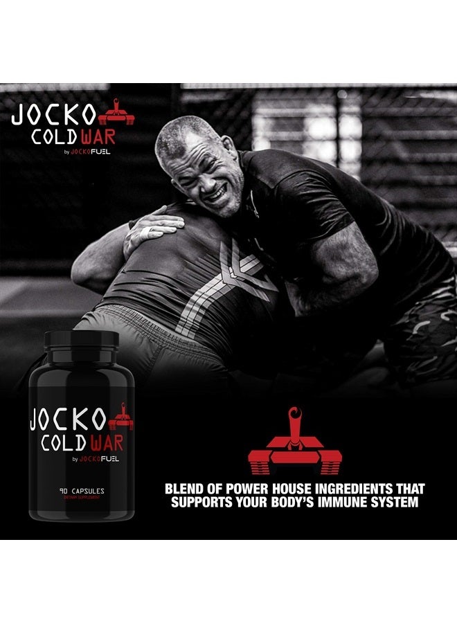 Jocko Fuel Immune Support Supplement - Elderberry with Zinc & Vitamin C for Adults - Immune Defense with Vitamin C, D3, Superfoods, Herbs, & Minerals (90 Capsules) - Image 4