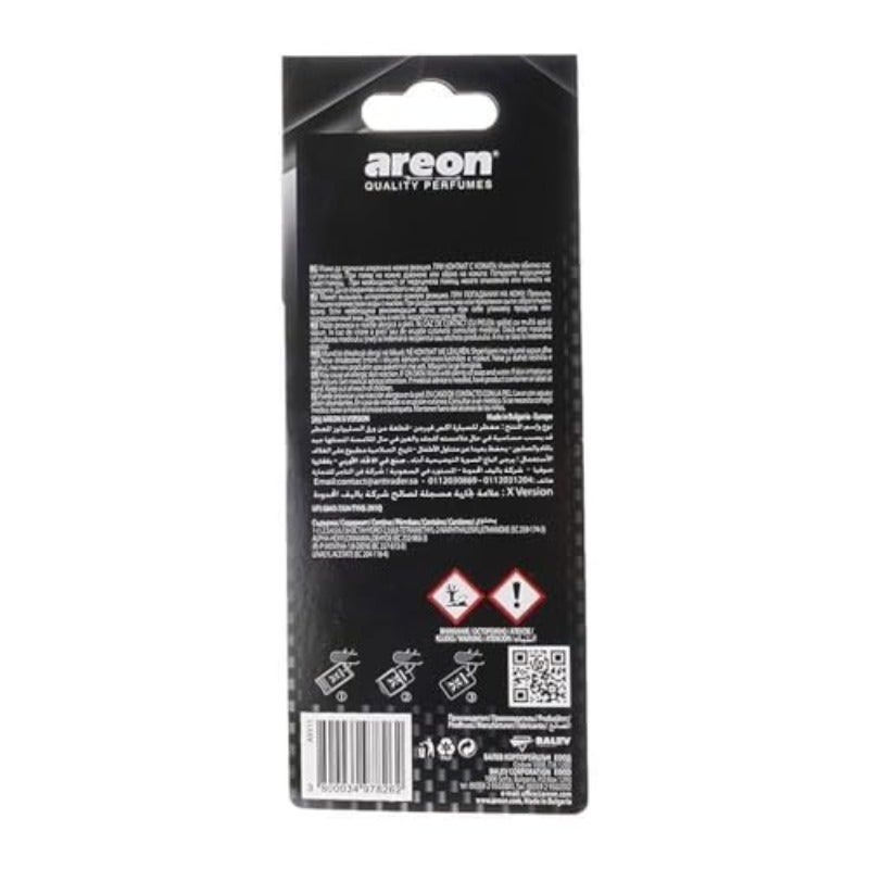 X Version Hanging Car Air Freshener Vanilla Black - NEW - Image 4