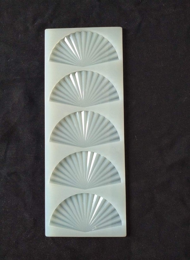 SHOAIB Fan & Heart Shape Chocolate Mould Cake GARNISHING Mould - Image 2