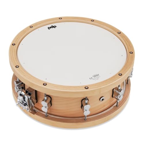 Pacific Drums PDP 20-Ply Maple Snare with Wood Hoops and Chrome Hardware 14 x 5.5 in. - Image 2