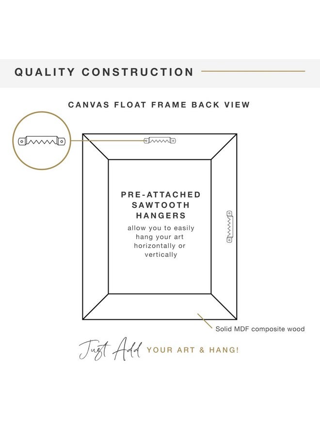 MCS MCS 16x20 Inch Mount Finished Canvases, Black (69037) Frame, 16x20  - Image 4