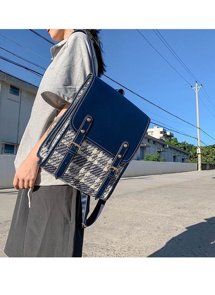Generic - Women's Bag, School Bag, Sweet Academy Style, Simple and Fashionable College Students, Foreign Style, Korean Version, Backpack School Supplies for Boys Girls Teens - Image 1