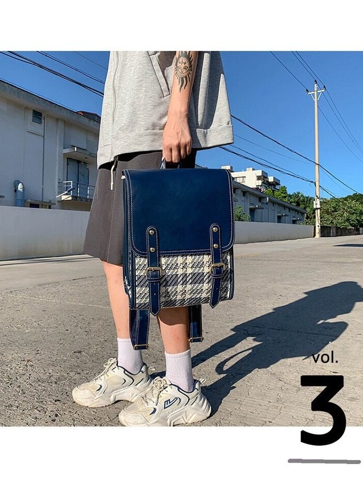 Generic - Women's Bag, School Bag, Sweet Academy Style, Simple and Fashionable College Students, Foreign Style, Korean Version, Backpack School Supplies for Boys Girls Teens - Image 1