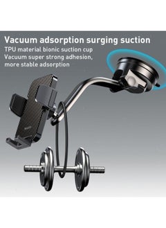 Yesido Yesido C172 Suction Cup Type Bending Arm Car Phone Holder (Black)  - Image 3