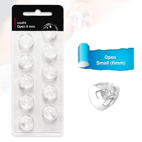 Phirunty Open 6mmHearing Aid Domes for Oticon Minifit Oticon Hearing Aid Supplies Replacements Parts Accessories Universal Oticon Domes for Hearing Aids Cleaning Kits 30 Pcs - Image 5