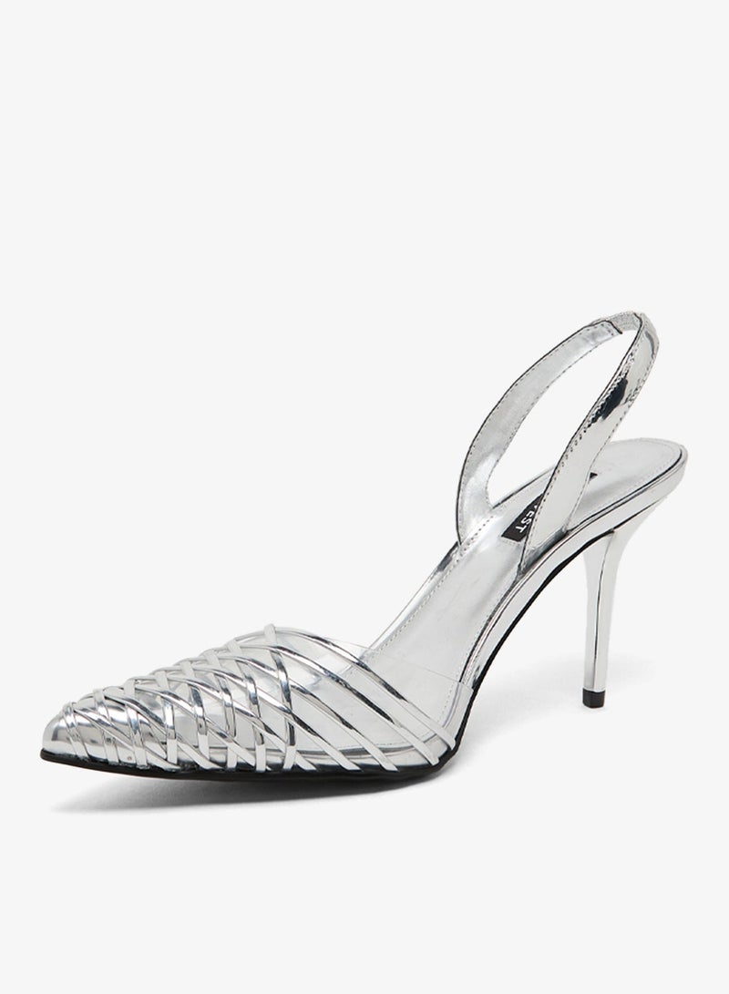 NINE WEST Mid Heel Sling Back Pump - Image 3
