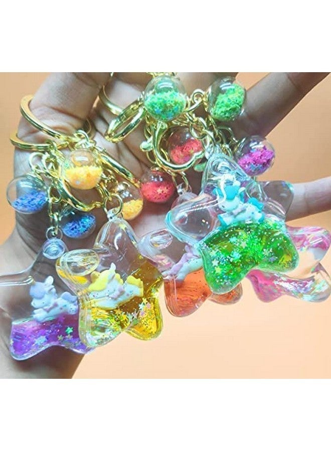 Tera13 حامل مفاتيح مائي بلاستيكي على شكل يونيكورن TERA 13 / حامل مفاتيح يونيكورن للأطفال / سلسلة مفاتيح يونيكورن / سلسلة مفاتيح بتصميم عشوائي للفتيات (عبوة من 1) ، متعدد الألوان - Image 5