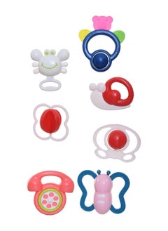 Generic Rough Baby Teething Set 7 Multicolor Pieces 