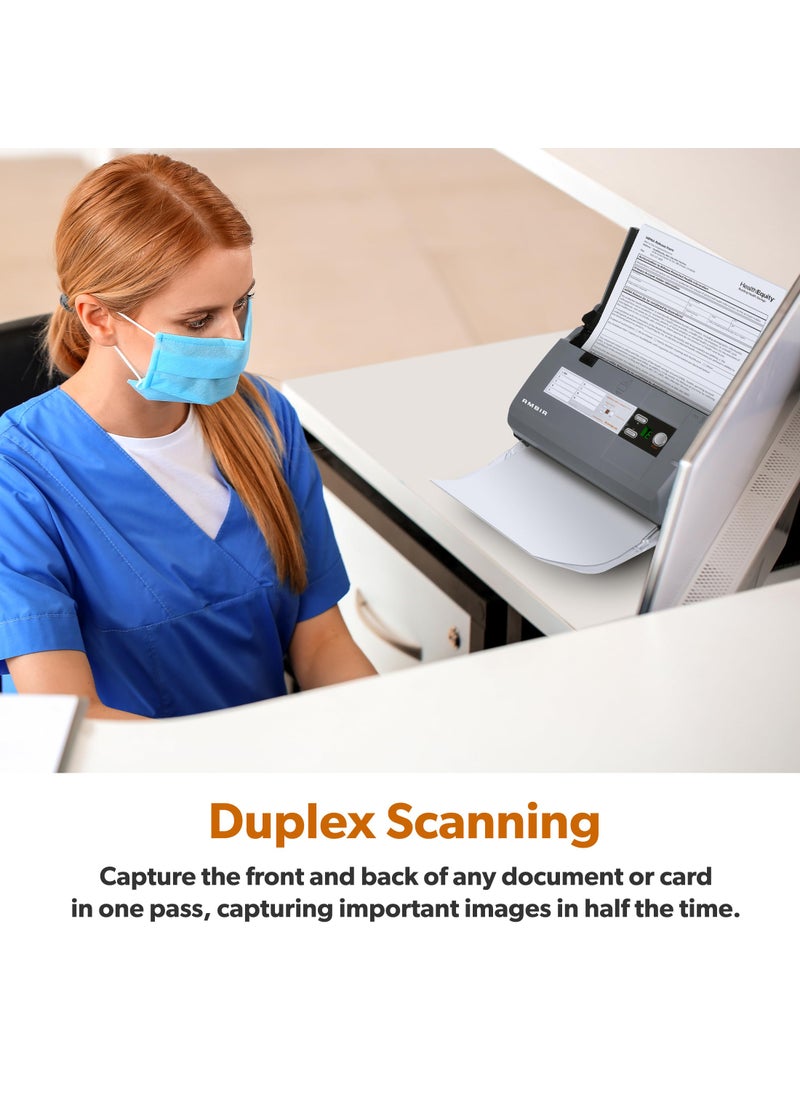 Ambir Ambir ImageScan Pro 820ix-AS 20ppm High-Speed ADF Scanner for Windows PC and Mac  - Image 3