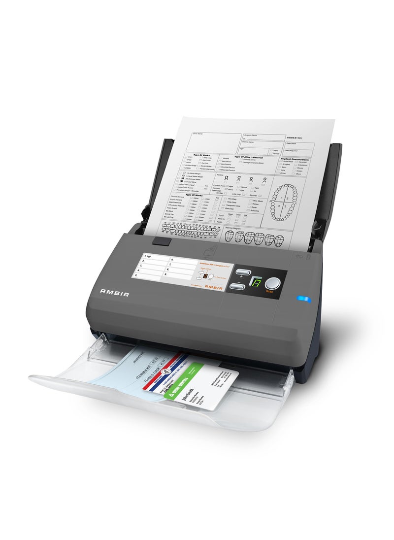 Ambir Ambir ImageScan Pro 820ix-AS 20ppm High-Speed ADF Scanner for Windows PC and Mac  - Image 1