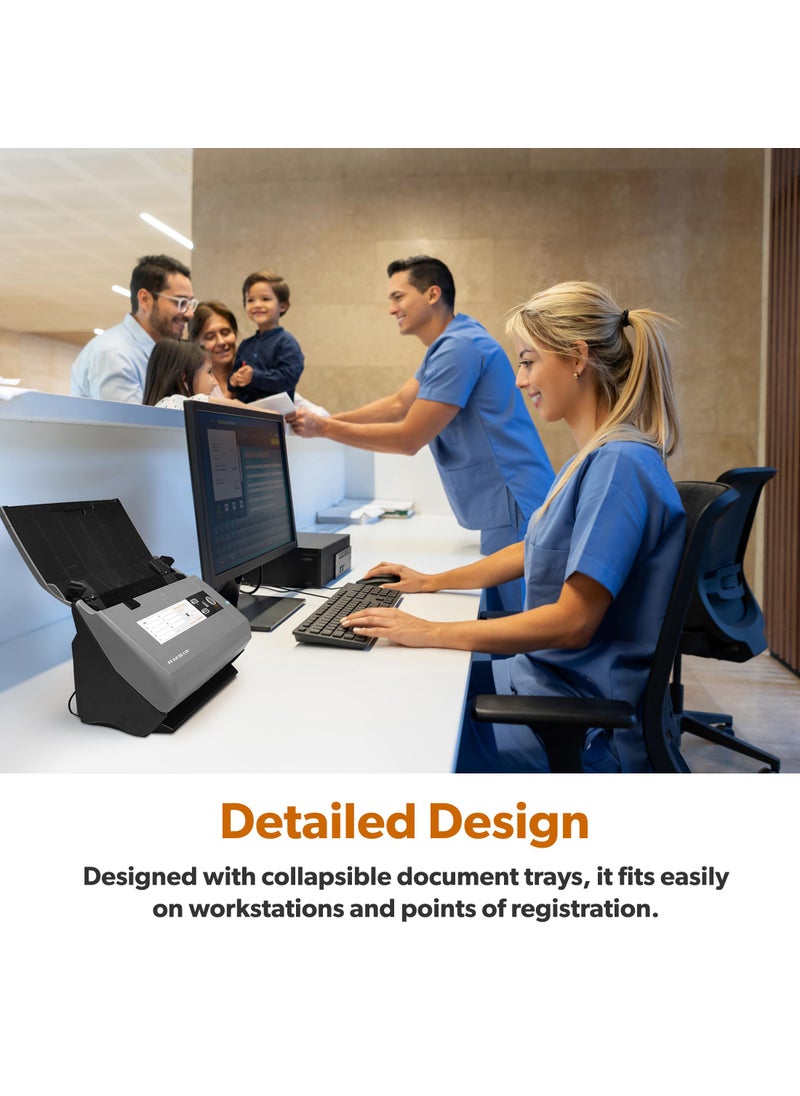 Ambir Ambir ImageScan Pro 820ix-AS 20ppm High-Speed ADF Scanner for Windows PC and Mac  - Image 5