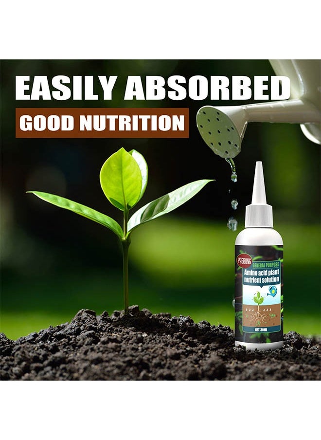 YEGBONG - 30ml Portable Amino Acid Plant Nutrient Solution Trace Elements Organic Foliar Concentrated Fertilizer to Promote Rooting Green Leaf Nutrition Liquid Gardening Care Accessories - Image 1
