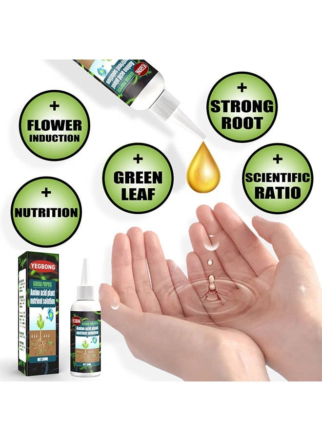 YEGBONG - 30ml Portable Amino Acid Plant Nutrient Solution Trace Elements Organic Foliar Concentrated Fertilizer to Promote Rooting Green Leaf Nutrition Liquid Gardening Care Accessories - Image 1
