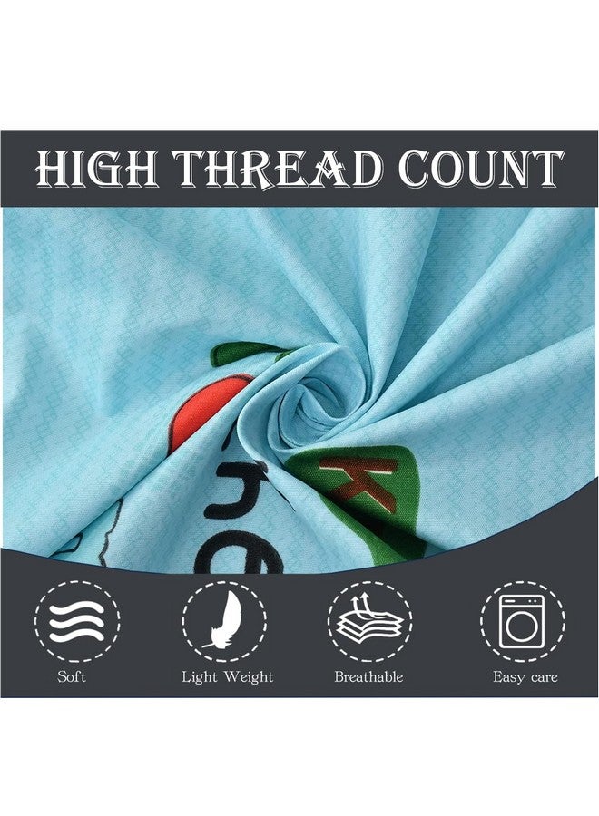 Filymore Kids bedsheets for Double Bed Made with Microfiber 240 TC Wrinkle Free Soft | Car bedsheet for Kids Queen Size (90x90 Inches/Boys Girls Room)(SkyBlue) - Image 4